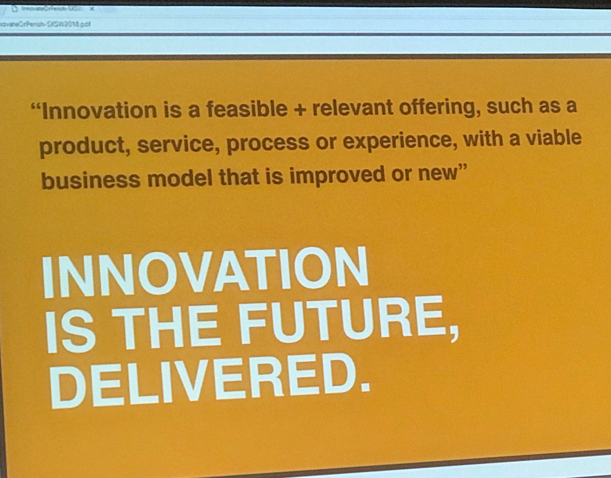 AgnesVISSOUD's tweet photo. #day2 #SXSW2018 @wwd by @McGeough Barry « innovation is the wild wild west » https://t.co/WHlzzaHjfM