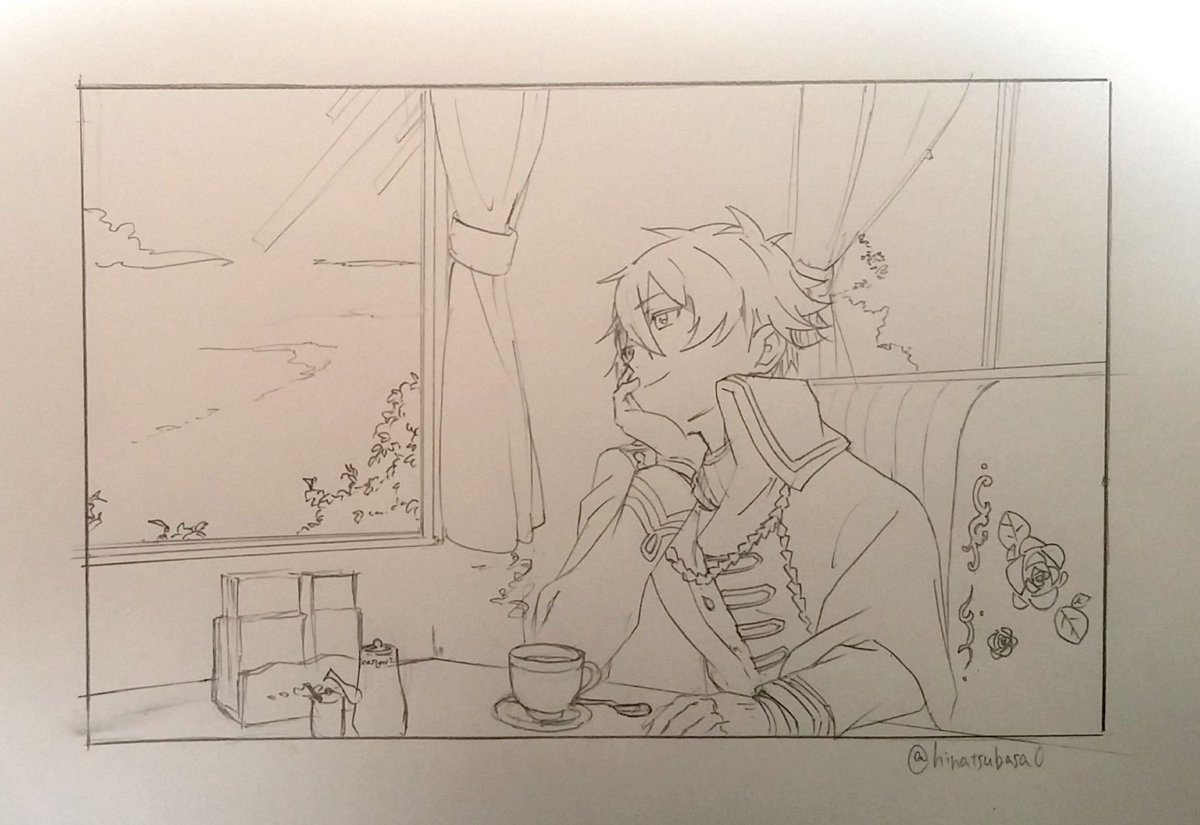 #監獄少年版深夜の真剣お絵描き文字書き60分一本勝負 
充誕生日おめでとうー!!遅刻すみません! 