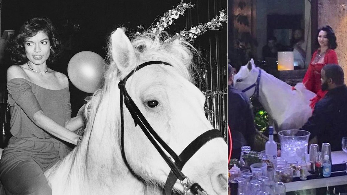 Horse stunts at Miami Beach clubs appear to be inspired by famous Studio 54 party bit.ly/2DikoUx https://t.co/OFl7VIFpbf