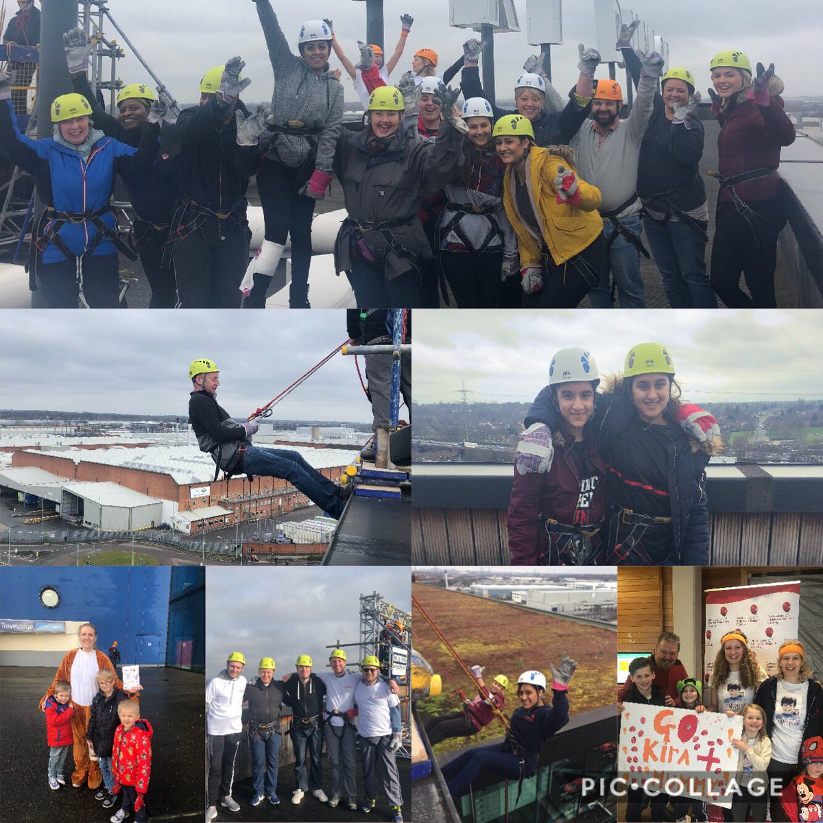 Bham_Childrens's tweet photo. What a great day! Thanks to every single one of our brave abseilers - you’re all amazing #BIGBandage18🎈 https://t.co/7qkoo4xG4S