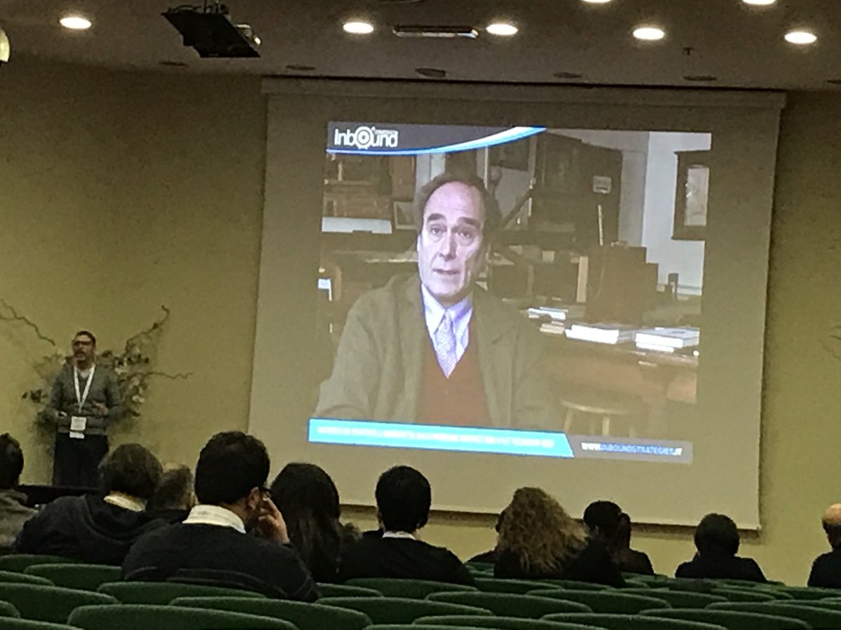 Nei video di #personalbranding la scena è essenziale. @concentratore #inbound18