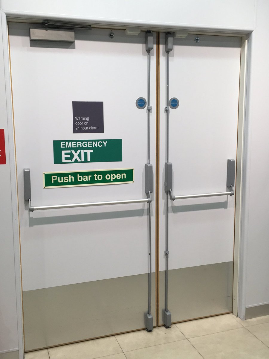 firedoorguy's tweet photo. Where do I start with the faults here..?
Main thing I suppose: are those mortise locks engaged?
Cost taking precedence over function again? https://t.co/kXd4ID9se8