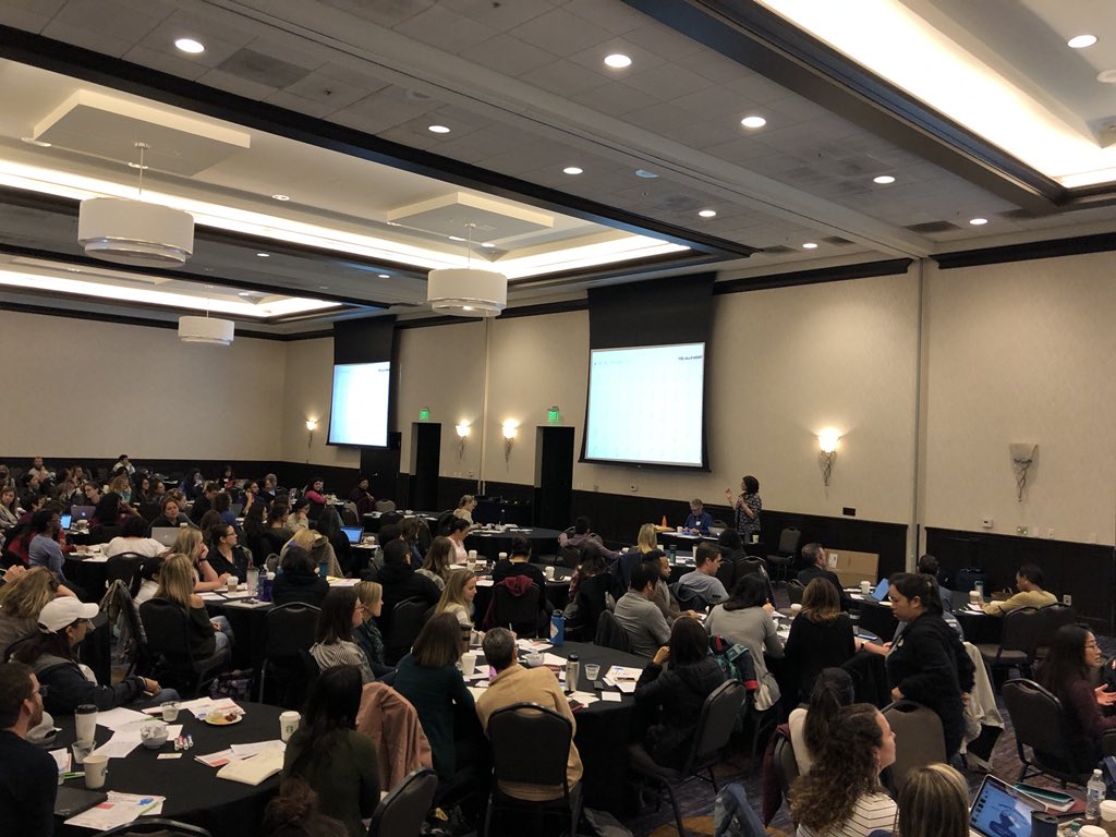SDmathnetwork's tweet photo. Room filled with dedicated math educators attending @joboaler โs Mindset Revolution Workshop this morning! #SDMathGrowth18 #sdmathnetwork https://t.co/uOhm5gZHBb