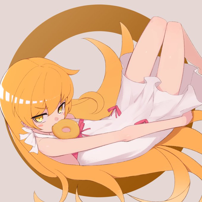 ドーナツ
#物語シリーズ
#忍野忍 