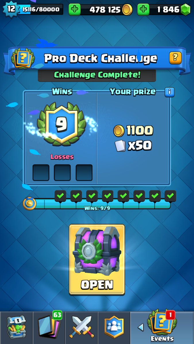 RishiReload21's tweet photo. Got that 9-0 dub in the pro deck challenge. My favourite deck was @MusicMasterCR xbow pump cycle deck! What was yours? ๐ฎ๐น๏ธ๐๐ฏ
#clashroyale #CR9wins #CRflawlesswin #CRchallenges #CRevents #CRprodeckchallenge https://t.co/OxSzdWud4t