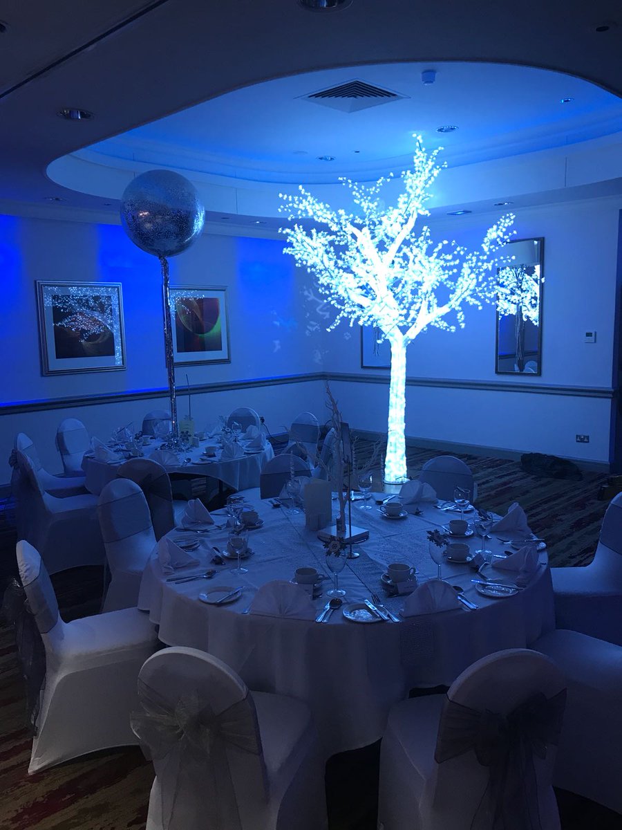 LittleGemFX1's tweet photo. One of our Giant LED Tree's all the way up in Middlesbrough tonight #winterwonderland #littlegemfx #trees #wedding #eventstyling https://t.co/cMa6nr2ECu