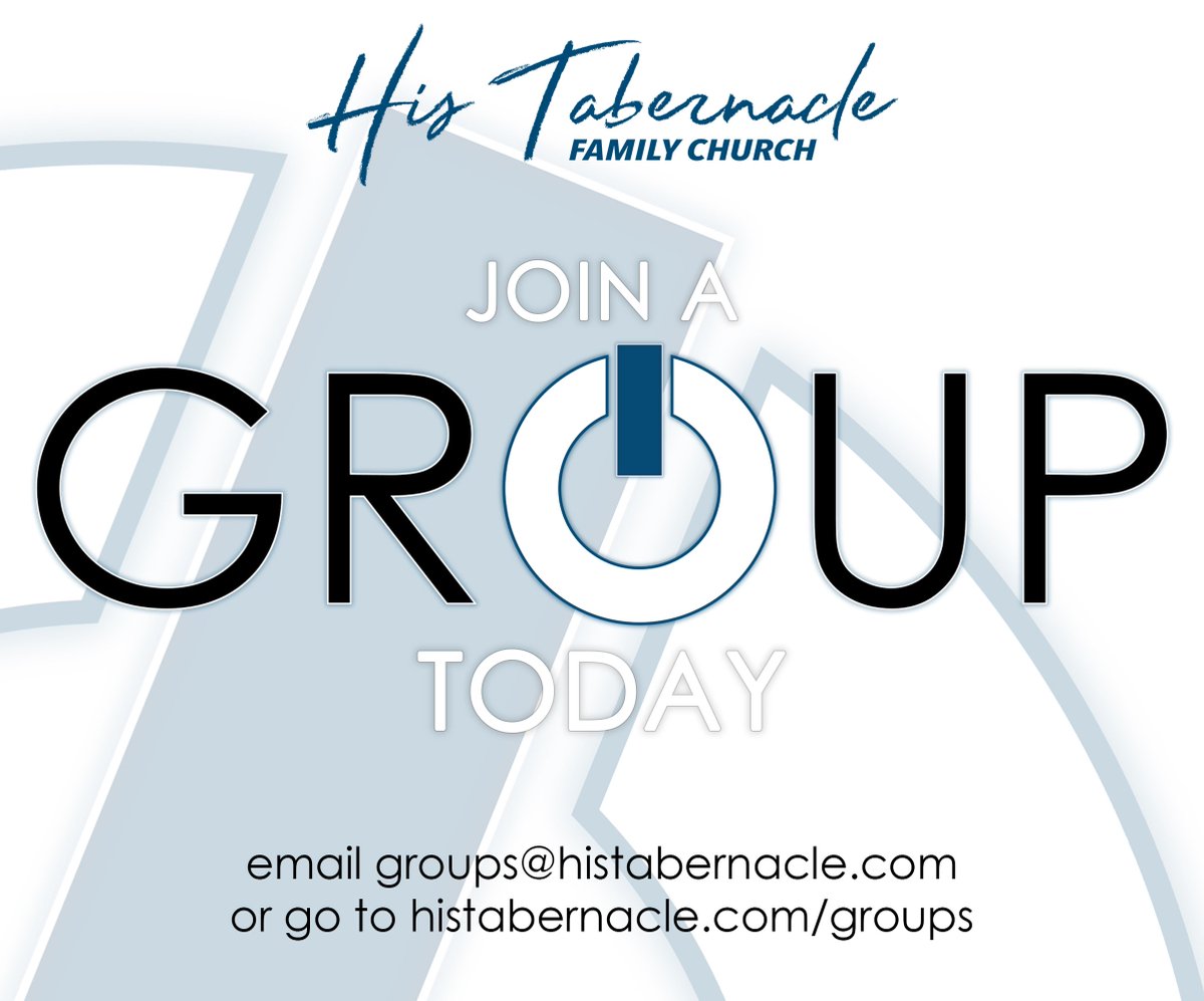 histabernacle's tweet photo. GROUPS are underway! If you have not yet joined a GROUP, visit https://t.co/tMHKXjjFmq. https://t.co/RdL6Gt0Th6
