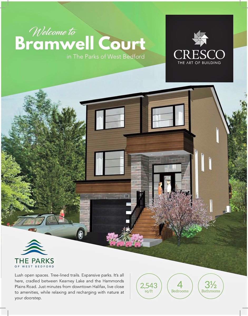 cresco's tweet photo. Our new model home in @westbedford is now open! Visit 18 Bramwell Court this weekend 1-4pm or by appointment. https://t.co/g5dXyYRLyS