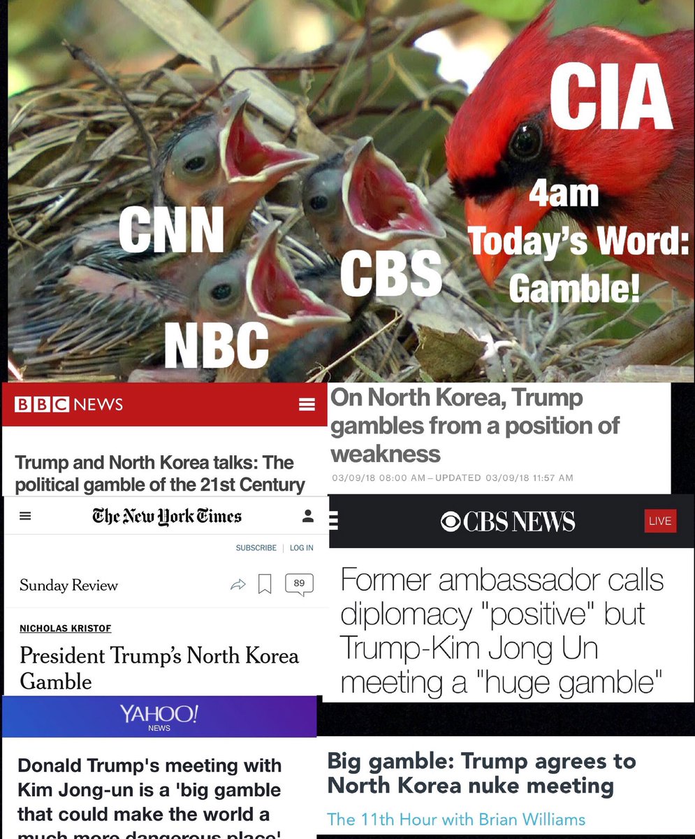 DaveLew63's tweet photo. #CNN #MSNBC #CBS #NBC #ABC #MSMCredibilityCrisis #MSMWillChamge #MSMisCIAControlled #GambleOnIt #CIADeepState #DeepStateGate #DeepStateCabal #DeepStateInPanic #MAGA #MAGA2018 #MAGA2020 #DJT #POTUS #USA https://t.co/0BSNQyFcQT
