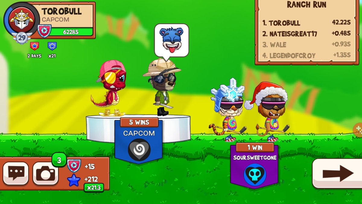 ToroBullSennin's tweet photo. Past days wins @TheFunRun #FunRun3 #FunRunArena #ClanBattle #CAPCOM #Cleanbit https://t.co/w0GeSwO7wM