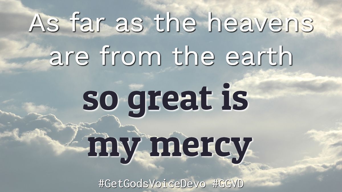 GodsVoiceDevo's tweet photo. "As far as the heavens are from the earth, so great is my mercy."
#GetGodsVoiceDevo #GGVD
#Christian #Christianity #Bible #Faith #God #Jesus #Scripture #Verses #BibleVerse #Pray #GodsVoice #Devotion #Devotional #ChristianQuotes #Prayer #Truth #HolyBible #GodisGood https://t.co/uZdWGwZeFr