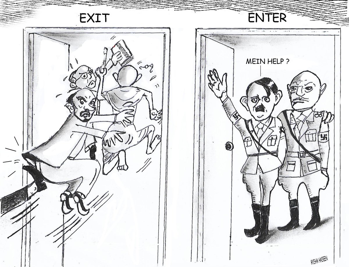 AyshaHaseen's tweet photo. Icons are broken down to brace the arrival of fascism at our doorstep..#StatuePolitics #StatueVandalism #StatueMadness @Reuters @toonsmag @timesofindia @manoramaonline @mathrubhumi @IndianExpress @the_hindu @htTweets @AP @ndtv @PTI_News https://t.co/OMOcfnS8k2