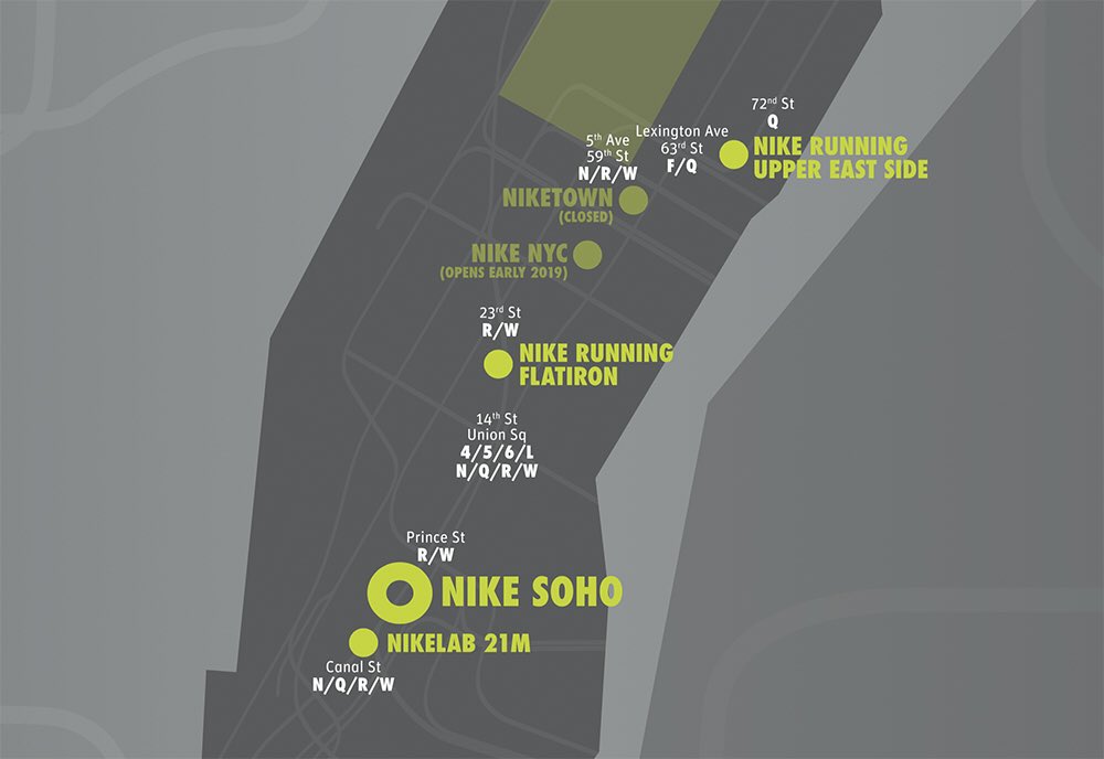 tornillo Vaciar la basura Línea de metal Nike NYC on Twitter: "NikeTown has closed but Nike still has Manhattan  covered. Come see us at Nike Soho, one of our other NYC locations, or on  https://t.co/Y9Bu80ZtjO https://t.co/OmBQy1dgBI" / Twitter