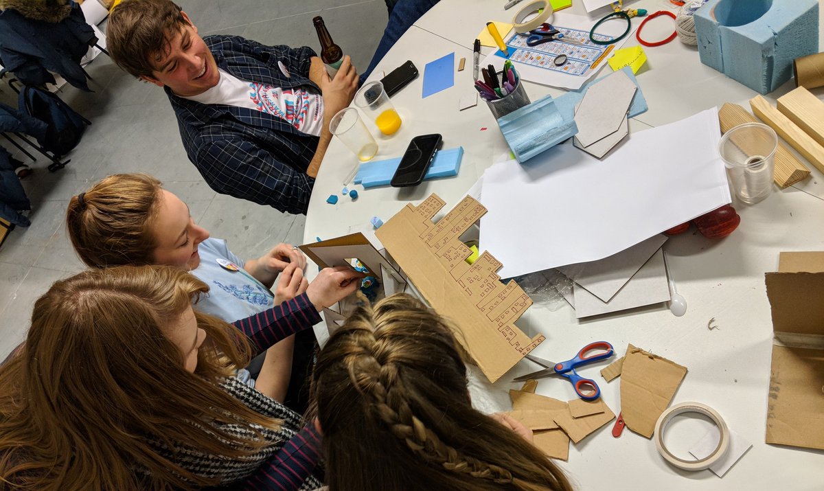 MikePress's tweet photo. Some well serious prototyping going on at @GSJDundee #GSJAM https://t.co/YWRMuKgjkr