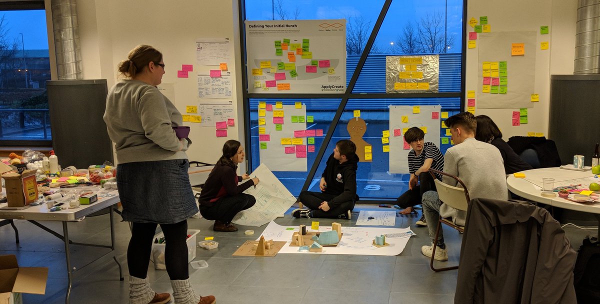 MikePress's tweet photo. Some well serious prototyping going on at @GSJDundee #GSJAM https://t.co/YWRMuKgjkr
