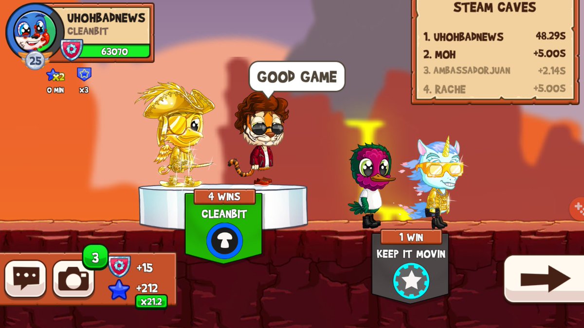 ToroBullSennin's tweet photo. Back-to-back W's @TheFunRun #FunRun3 #FunRunArena #ClanBattle #CAPCOM #Cleanbit https://t.co/FLkG2MTWRS