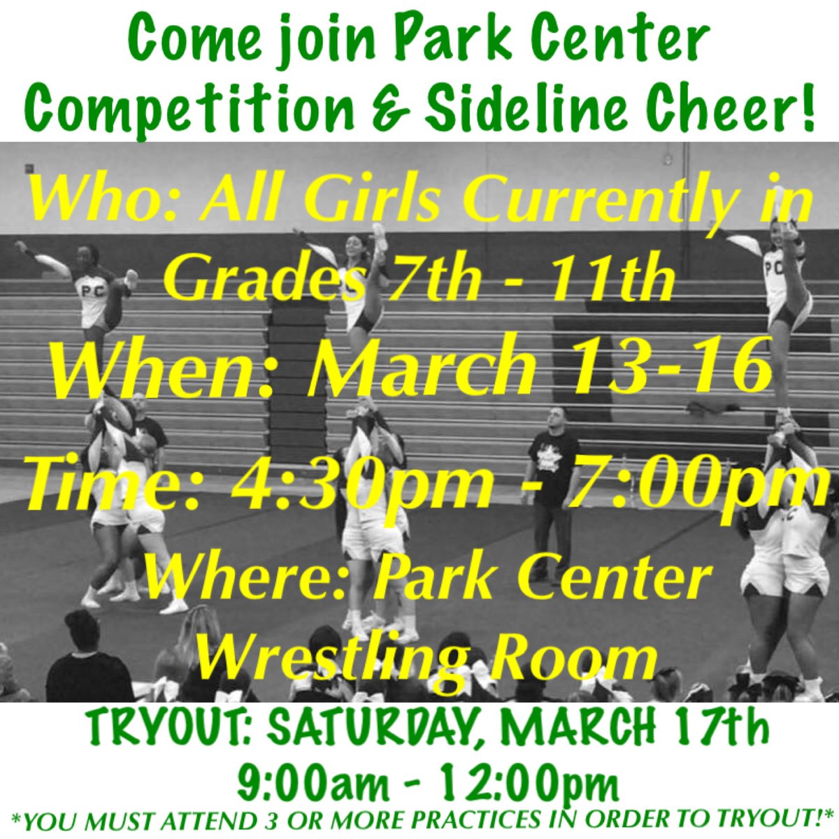 Park Center Cheer tweet media