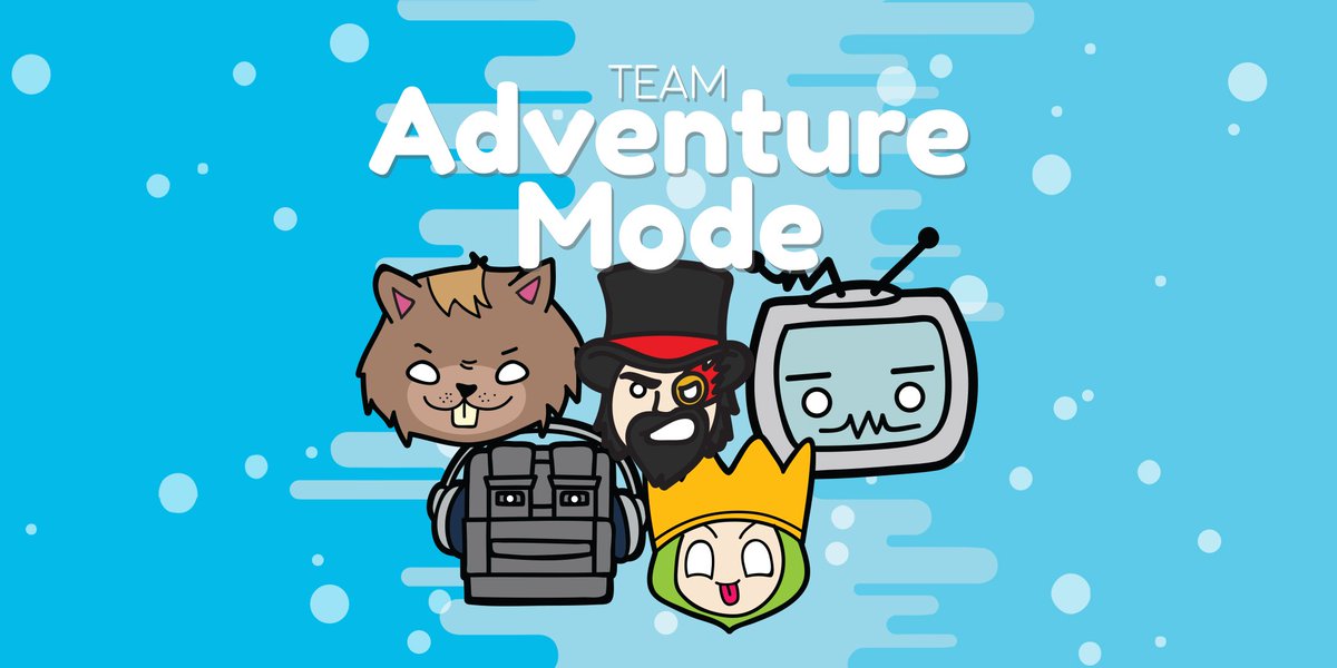 AdventureModetv's tweet photo. Live now on @Twitch https://t.co/ZsNEwQKln7 playing #stickfightthegame @LandfallGames

Team #AdventureMode with @Tritemare @SnesTalks @eldirtysquirrel @FlamingMonocle 

Come and join us for some classic Saturday morning family fun! https://t.co/shTtNTiDvo https://t.co/lHrmeztazN