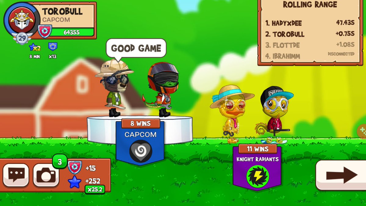 ToroBullSennin's tweet photo. Wins, wins, wins! π€ @TheFunRun #FunRun3 #FunRunArena #ClanBattle #CAPCOM #Cleanbit https://t.co/CoDlwNg1Bs
