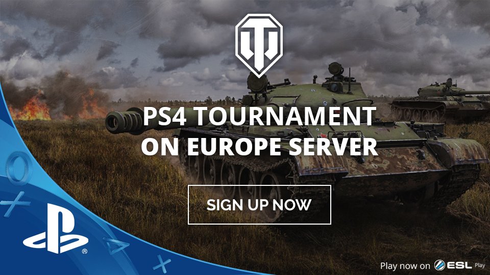 🇪🇺 ️World of Tanks (PS4) 7on7 Open Cup #3 Europe
📆 This Sunday
🕑 11:00 CET
➡️ esl.gg/2tCoZBM
