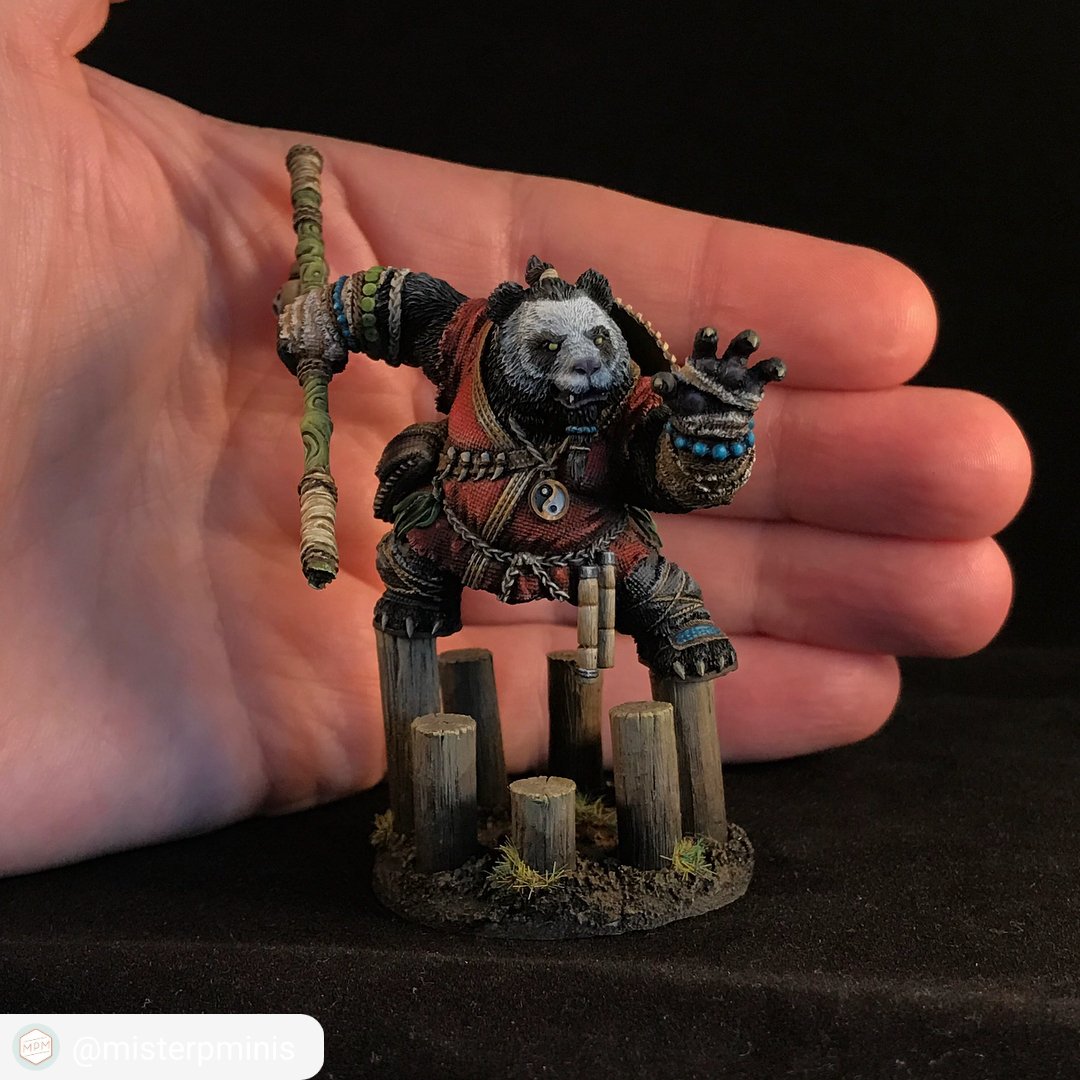 CartoonMiniatur's tweet photo. Panda Monk from our collection Ancient Warriors
https://t.co/fiIqivRFgw

Available for order. Write us to buy!

Painted by @misterpminis ・・・ 🥋🐼! #cartoonminiatures #miniatures #miniaturepainting https://t.co/HThntscQkA
