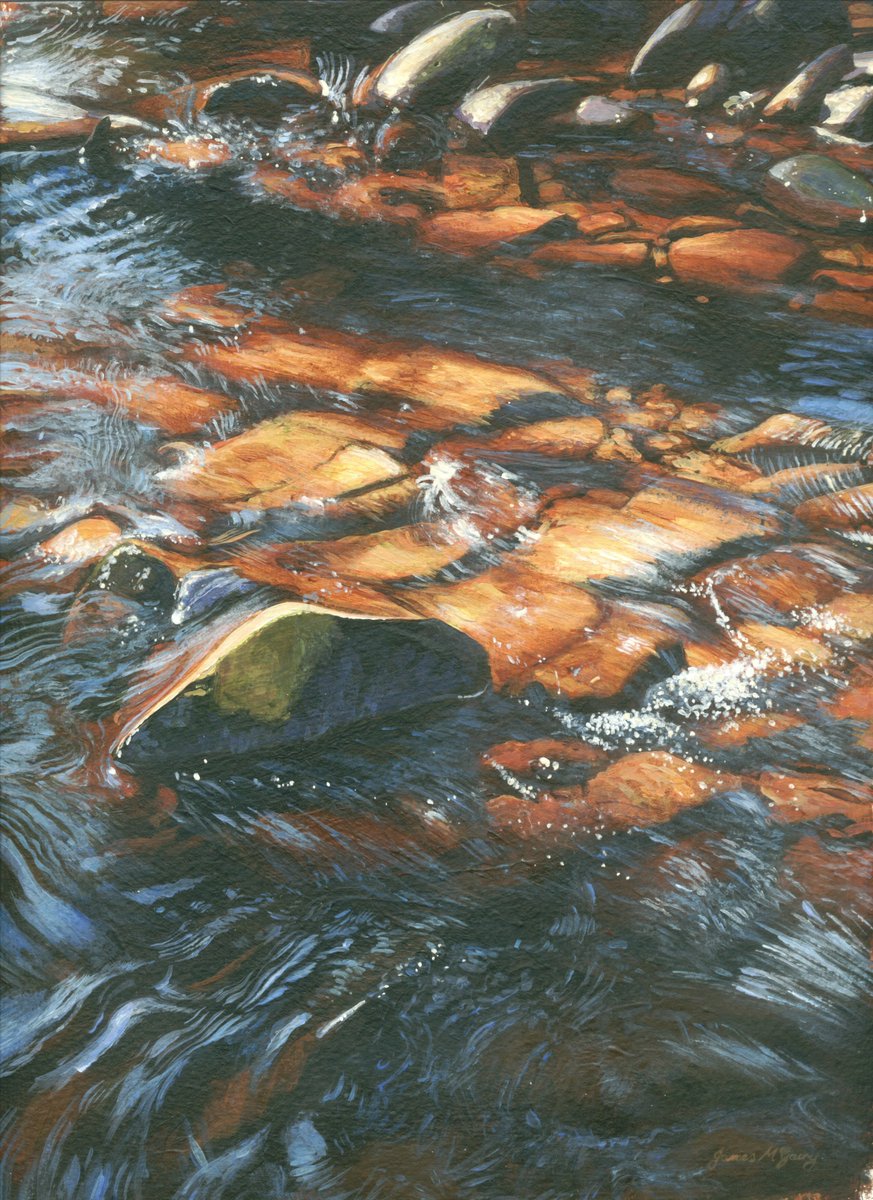 JamesMcgairyart's tweet photo. Rocks in the River Esk. #Paintings #NorthYorkMoors #Yorkshire #acrylicpainting #RocksAndWater #paint https://t.co/LivWGmAAnI