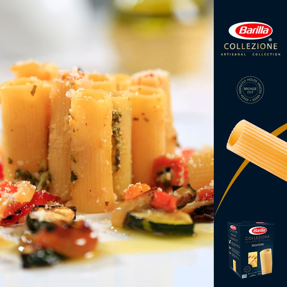 ¿Quieres experimentar el sabor de Italia? Prueba el corte Rigatoni de #BarillaCollezione y disfruta la pasta a otro nivel. ¡Gusto straordinario!