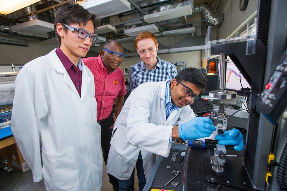 dan_gamota's tweet image. #materials #innovation - When #softmaterial is #mechanically #stressed, bend or twist, material #automatically #stiffens by as much as 300%.  Material mechanically stressed, became hard composite that can support up to 50 times its own weight. buff.ly/2I5WKOP