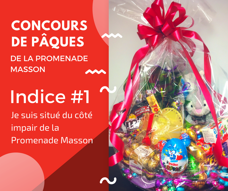 Concours en cours, pour participer rendez-vous sur notre site et notre page Facebook. #concourspaques #ruemasson #chocolat #sdcmasson ow.ly/SJvZ30iS4pI