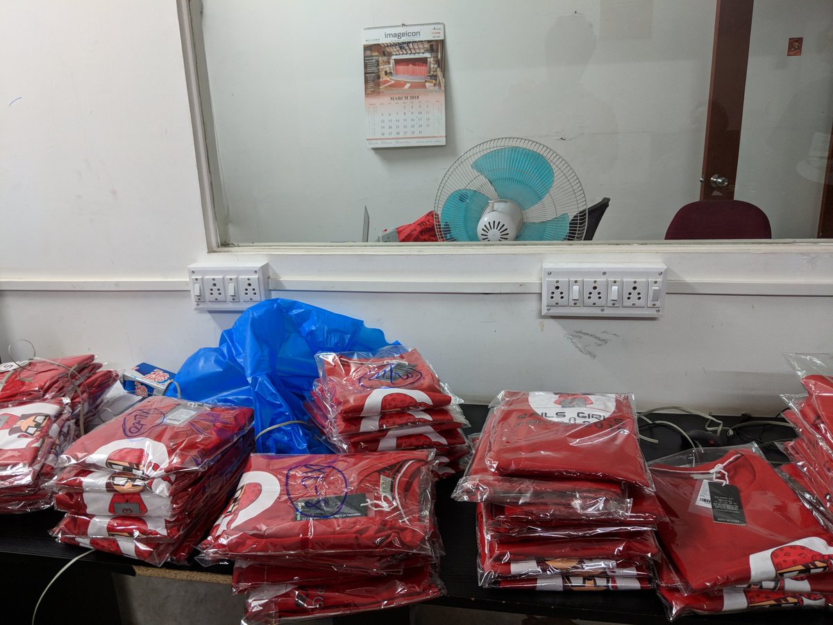 railsgirlskochi's tweet photo. #tshirts are here. #rgk18 #railsgirls https://t.co/s7dKLLmrNJ