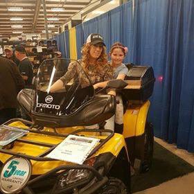 CanmacWC's tweet photo. @amandalynmayhew at the Atlantic Outdoor Sports and RV Show. Stop by Canmac’s Booth D100 and see our Show Specials. @CFMOTOcanada #windzone #canmacwhereyourfunbegins https://t.co/jFTNsru4Zl