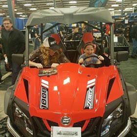 CanmacWC's tweet photo. @amandalynmayhew at the Atlantic Outdoor Sports and RV Show. Stop by Canmac’s Booth D100 and see our Show Specials. @CFMOTOcanada #windzone #canmacwhereyourfunbegins https://t.co/jFTNsru4Zl