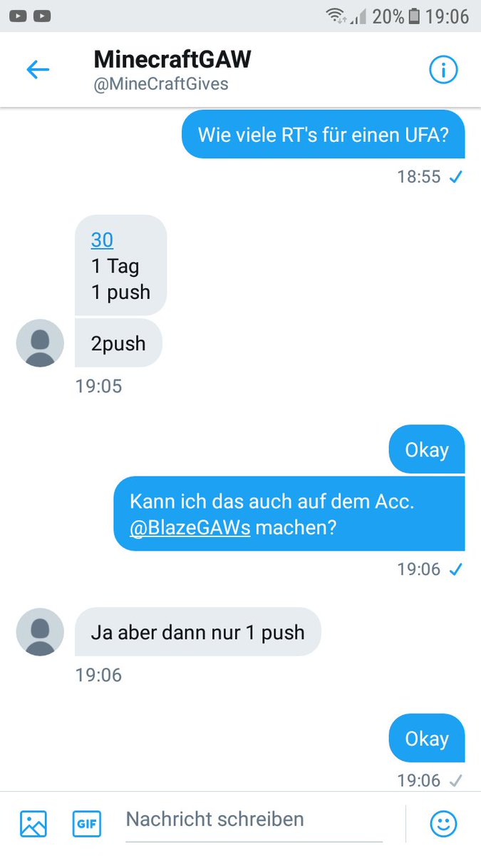 BlazeGAWs's tweet image. 30RT's für einen UFA von @MineCraftGives 
 Jeder RTer kann sich bei mir per DM einen Alt abholen! Der UFA wird dann ach verlost.
Push? @_Branku