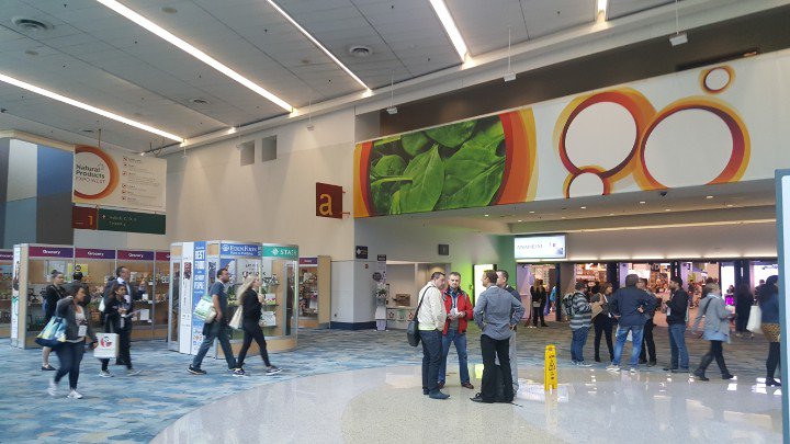 mattjacksonGR's tweet photo. Snacking away in sunny Calif. @NatFoodExpo with my teams from @TheGFB and @bouldercanyon. Food PR rules @lambertedwards #ExpoWest #realfood https://t.co/78B1cWVHA0