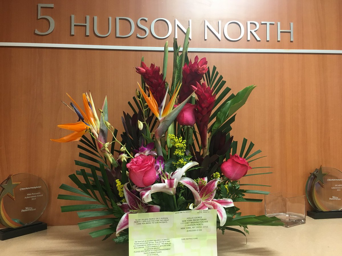 Hudson5Stars's tweet photo. The Boss got us flowers, just because. 😍 #teamcolumbiarocks #number1PCD #ittakesavillage #takecareofoneanother https://t.co/rtwazjMcvj