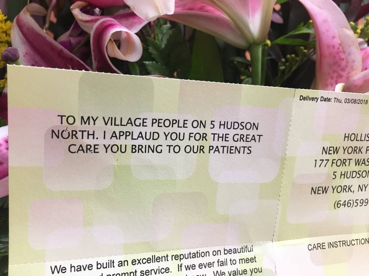 Hudson5Stars's tweet photo. The Boss got us flowers, just because. 😍 #teamcolumbiarocks #number1PCD #ittakesavillage #takecareofoneanother https://t.co/rtwazjMcvj