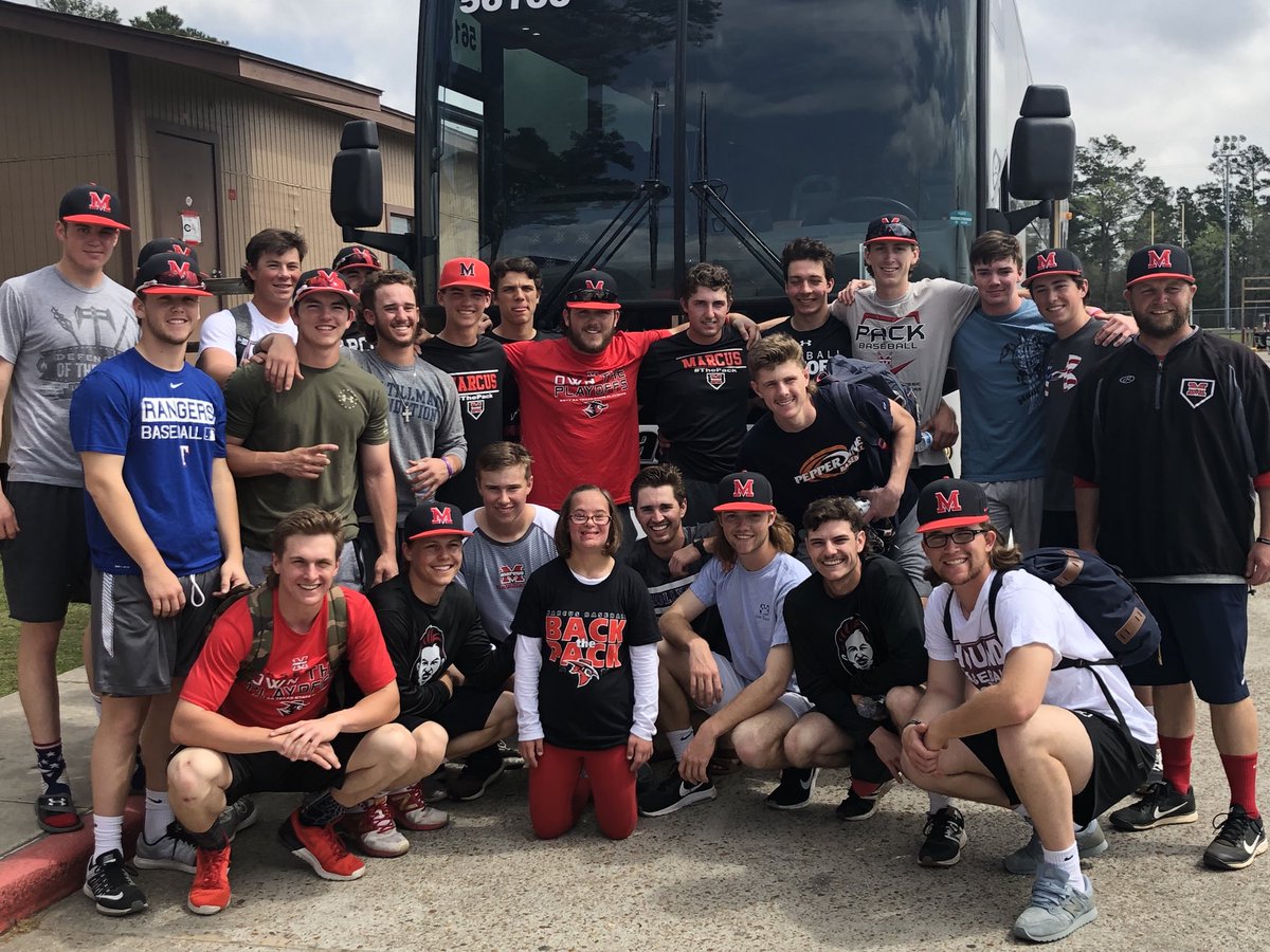 MarcusBaseball's tweet photo. Great bounce back win in Houston for the Marauders against #9 Kingwood.  #toughness #zerowind #MarcusPack https://t.co/xLcDyU4gJ2