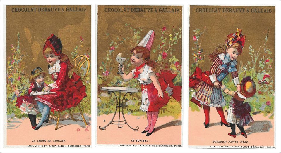 Depuis 1835, nos chocolats sont recommandés aux enfants, en raison de leurs qualités nutritives. 
Découvrez nos chromos d'époque !