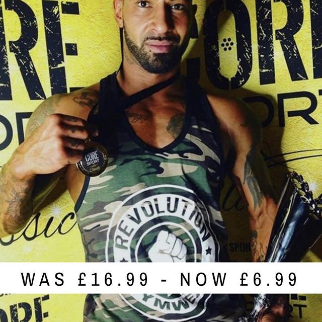 RGymwear's tweet photo. Fitted camo stringer just £6.99!!
.
Head to our sale link in the bio
.
RISE | REVOLT | CONQUER -----------------------------------------
Info@revolutiongymwear.co.uk
-----------------------------------------
@Rgymwear on Twitter
-------------------------… https://t.co/to07hdz9pC https://t.co/MBr5FGcBbd