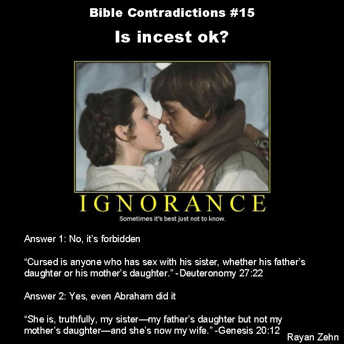 ME8theius's tweet photo. The Bible has a virus, it's called contradictions https://t.co/PhxxpI8Yiw