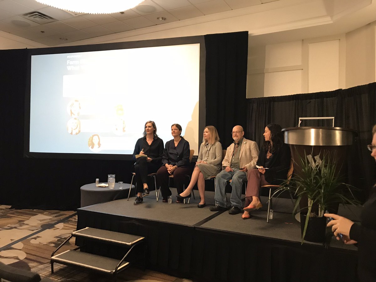 LauraRide's tweet photo. @OFRF presenting Farm Bill 101 with @politico @OrganicTrade, Berkeley Food Institute #expowest #farmbill https://t.co/Ka5jAeJCON