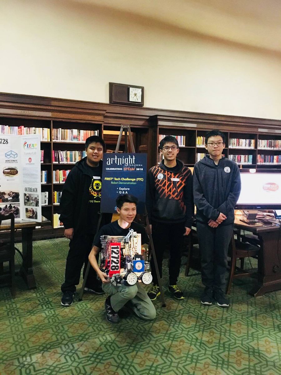Our outreach at Pasadena's Art Night was a success!! It was truly an amazing experience to meet new people and open up many young minds to the fields of science, technology, engineering, and mathematics!! Thank you again to <a href="/pasadenalibrary/">Pasadena Pub Library</a> for inviting us to an amazing event!