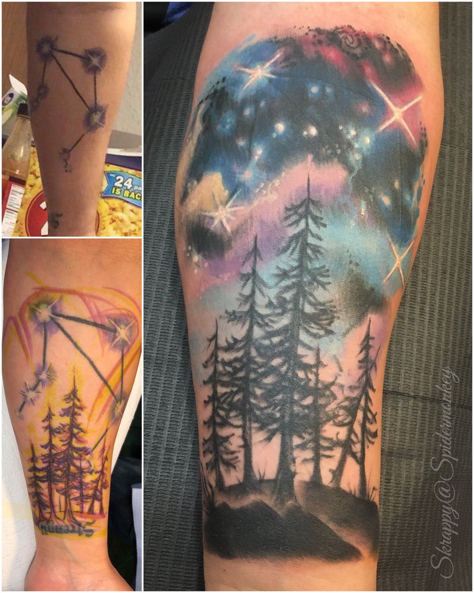 ninjatat's tweet photo. Cover up by Skrappy at Spidermonkey in Olympia WA. #coverup #tattoo #spidermonkey #tattoosbyskrappy https://t.co/9YttPg1XVW