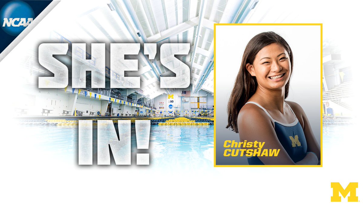 Christy Cutshaw takes sixth on platform at Zones and qualifies for the NCAA Championships! #GoBlue