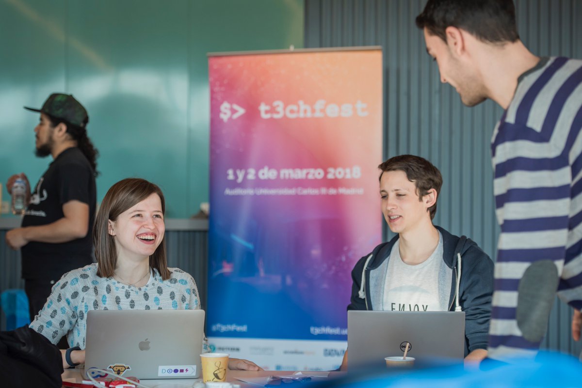 nangulito's tweet photo. Primer premio para los Ángeles de Nati en el Hackathon del @T3chFest . ¡Qué bien lo pasamos! https://t.co/XwTxavfIQM @wachino @BG_Dani https://t.co/0l7ulXLA7h