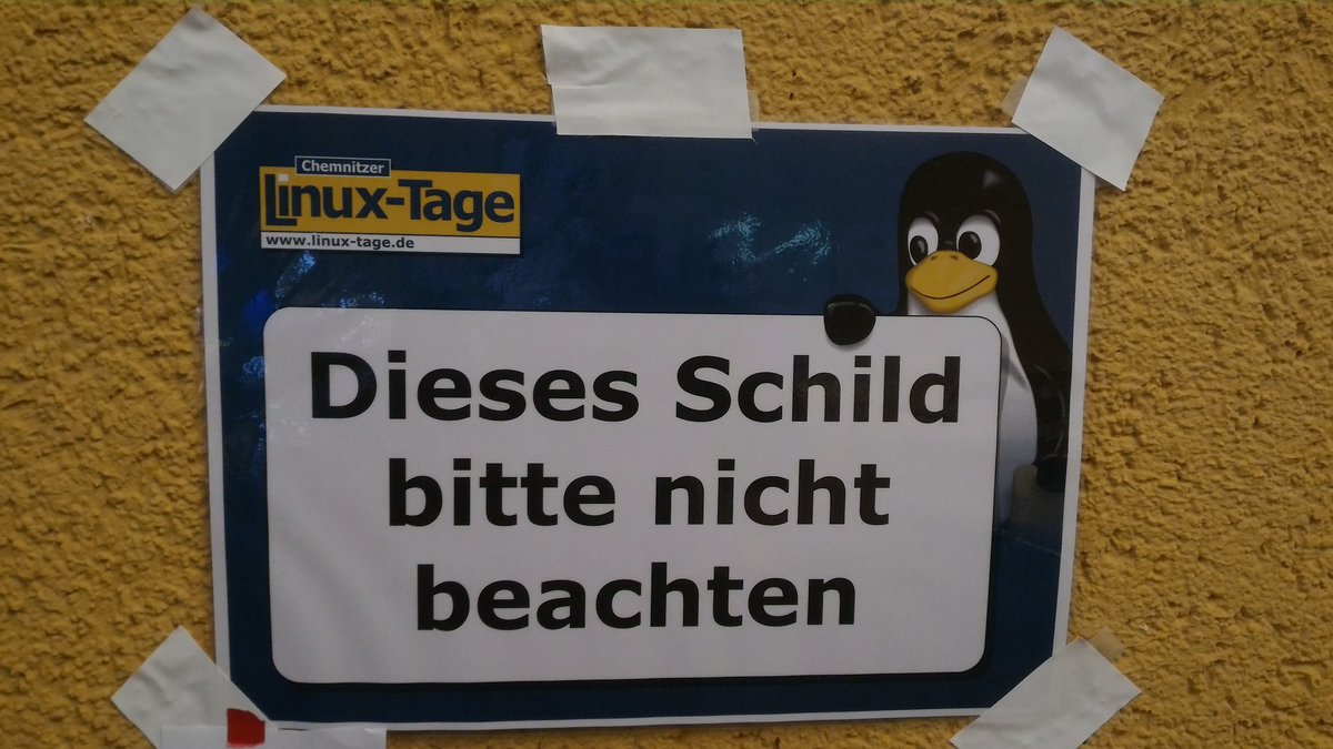 ahetey's tweet photo. Linux-Tage in Chemnitz - wieder toll #CLT2018 https://t.co/XFr69rVYnZ