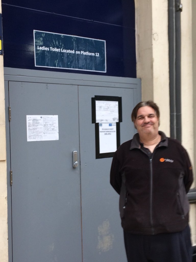 youthworkjsmith's tweet photo. @JohnYthWorker explaining where lady’s loos are. https://t.co/8niid3eScT