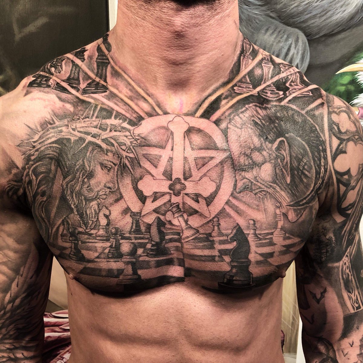 200 Chest Tattoos For Men That Make You Look Powerful