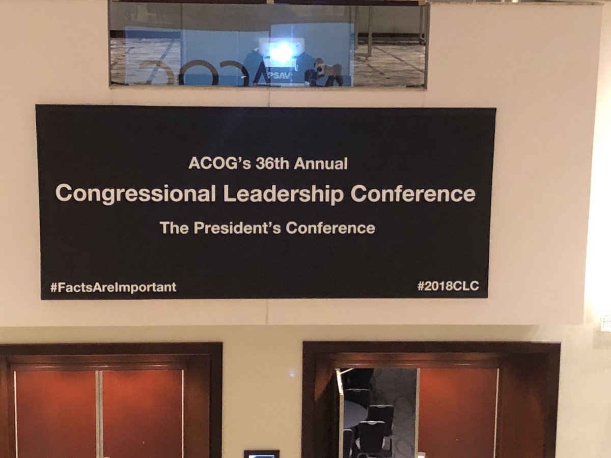 ACOGWI's tweet photo. Excited to work on advocacy in Women’s healthcare. #FactsAreImportant #2018clc #acogyp https://t.co/q9CpPQaP4i