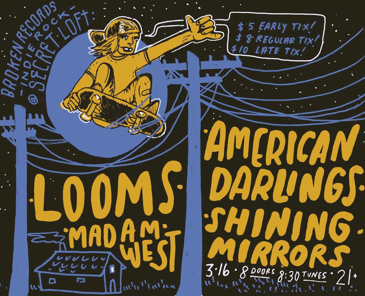 DarlingsAmerica's tweet photo. Next Friday NEXT SHOW March 16th...ssshhh it's a secret - buy a ticket and get the address! Event link here: https://t.co/FWQnusWHIk

#indierock #livemusic #concert #nycshow #altrock #musicbiz #entertainment #brokenrecords #thenextbigthing #loftshow #secret #party #yeah #rockband https://t.co/62SYn1iVrh
